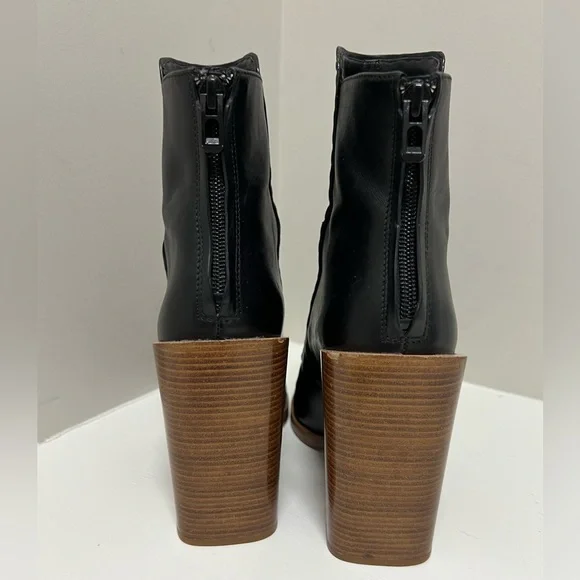 3.1 Phillip Lim Jasper Saddle-Stitch Leather Black Bootie - Picture 5 of 8